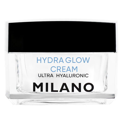 Інтенсивно зволожуючий крем для обличчя з гіалуроновою кислотою MILANO HYDRA GLOW CREAM, 50 мл