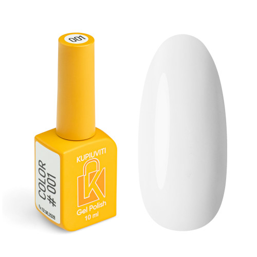 Gel polish Kupiuviti Gentle, but not sacred No. 001, 10 ml