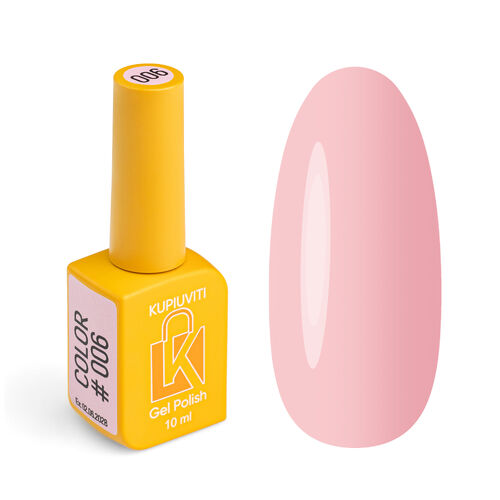 Gel polish Kupiuviti In rose-colored glasses No. 006, 10 ml