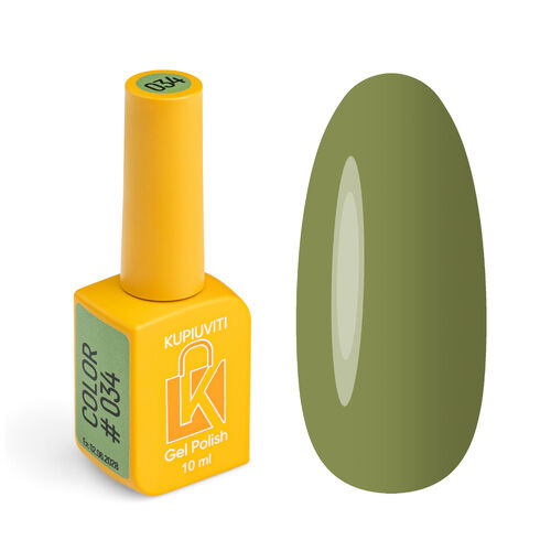 Gel polish Kupiuviti My brightness is your weakness No. 034, 10 ml