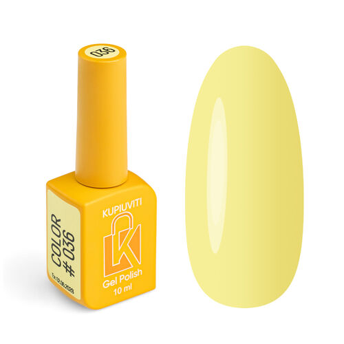 Gel polish Kupiuviti Vitamin D No. 036, 10 ml
