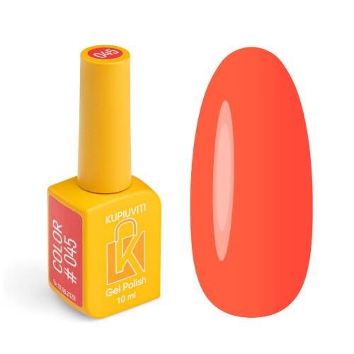 Gel polish Kupiuviti Hot, because from Viti No. 045, 10 ml