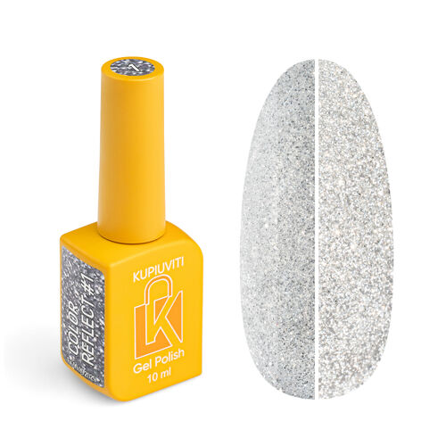 Reflective gel polish Kupiuviti Not from this planet No. 001, 10 ml