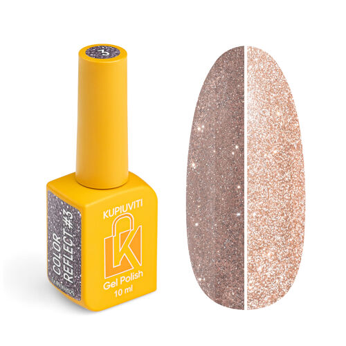 Reflective gel polish Kupiuviti Not from this planet No. 003, 10 ml