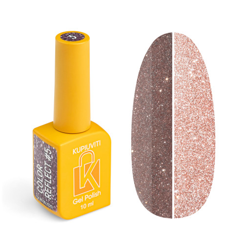 Reflective gel polish Kupiuviti Not from this planet No. 005, 10 ml