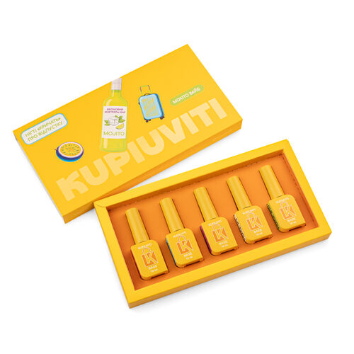 Set of neon bases Kupiuviti Mojito vibe, 5 pcs.