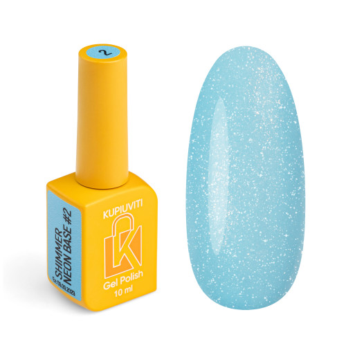 Neon base shimmer Kupiuviti Watermelon fresh No. 002, 10 ml