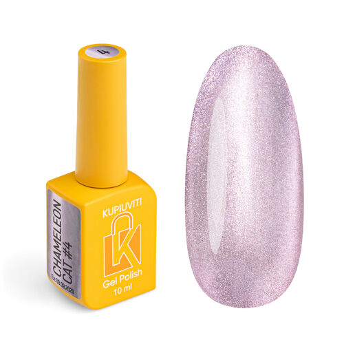Magnetic gel polish Kupiuviti Cat Eye Chameleon No. 004, 10 ml