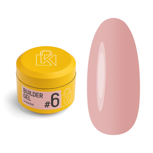 Гель для нарощування Kupiuviti Builder Gel №06, 30 мл