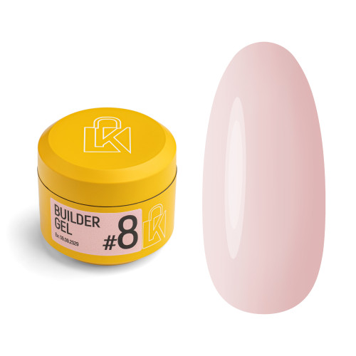 Гель для нарощування Kupiuviti Builder Gel №08, 30 мл
