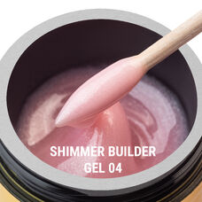 Гель для нарощування Kupiuviti Shimmer Builder Gel №04, 30 мл