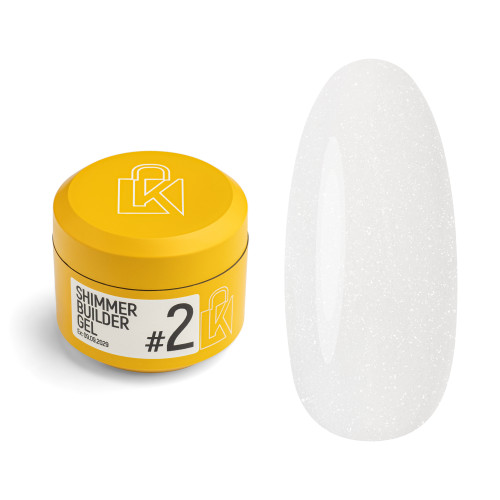 Гель для нарощування Kupiuviti Shimmer Builder Gel №02, 30 мл