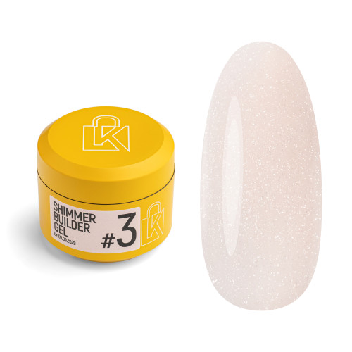 Гель для нарощування Kupiuviti Shimmer Builder Gel №03, 30 мл
