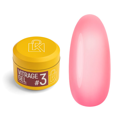 Гель для нарощування Kupiuviti Vitrage Gel №03, 30 мл