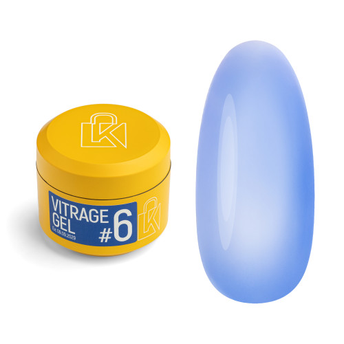 Гель для нарощування Kupiuviti Vitrage Gel №06, 30 мл