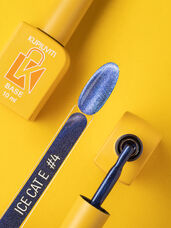 Magnetic gel polish Kupiuviti Ice Cat Eye No. 004, 10 ml