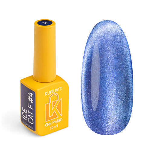 Magnetic gel polish Kupiuviti Ice Cat Eye No. 004, 10 ml