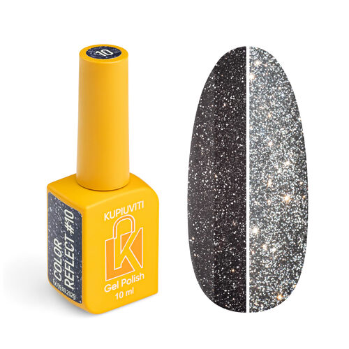 Reflective gel polish Reflect Kupiuviti Catch my glow No. 010, 10 ml