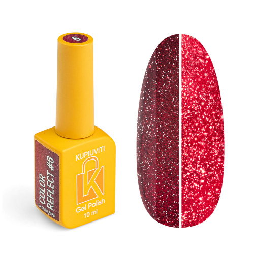 Reflective gel polish Reflect Kupiuviti Catch my glow No. 006, 10 ml