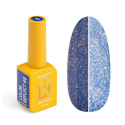 Reflective gel polish Reflect Kupiuviti Catch my glow No. 008, 10 ml