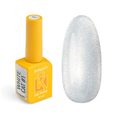 Magnetic gel polish Kupiuviti White Cat Eye No. 001, 10 ml