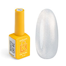 Magnetic gel polish Kupiuviti White Cat Eye No. 002, 10 ml