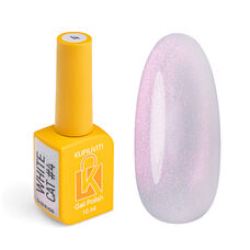 Magnetic gel polish Kupiuviti White Cat Eye No. 004, 10 ml