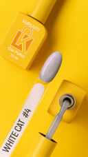 Magnetic gel polish Kupiuviti White Cat Eye No. 004, 10 ml