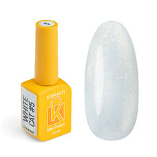 Magnetic gel polish Kupiuviti White Cat Eye No. 005, 10 ml
