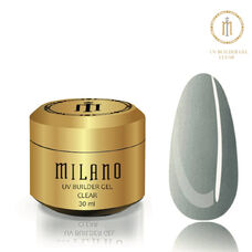Гель BUILDER Uv GEL Milano CLEAR , 30 мл