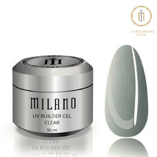 Гель BUILDER Uv GEL Milano CLEAR , 50 мл