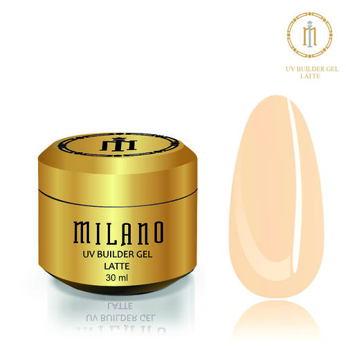Гель BUILDER Uv GEL Milano LATTE, 30 мл