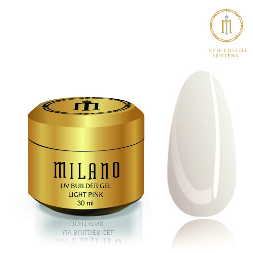 Гель BUILDER Uv GEL Milano LIGHT PINK, 30 мл