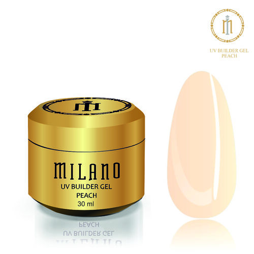 Гель BUILDER Uv GEL Milano PEACH, 30 мл