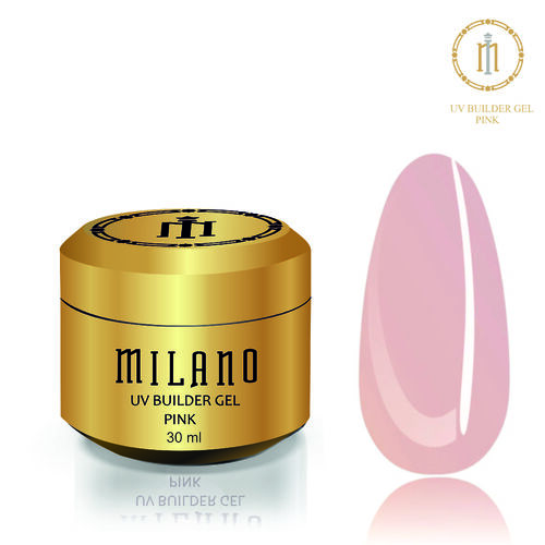 Гель BUILDER Uv GEL Milano PINK, 30 мл