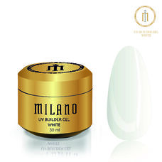 Гель BUILDER Uv GEL Milano WHITE, 30 мл