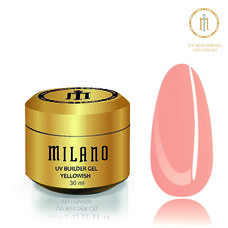 Гель BUILDER Uv GEL Milano YELLOWISH, 30 мл