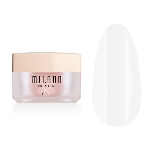 Extension gel Milano UV BUILDER GEL PREMIUM WHITE, 30 ml