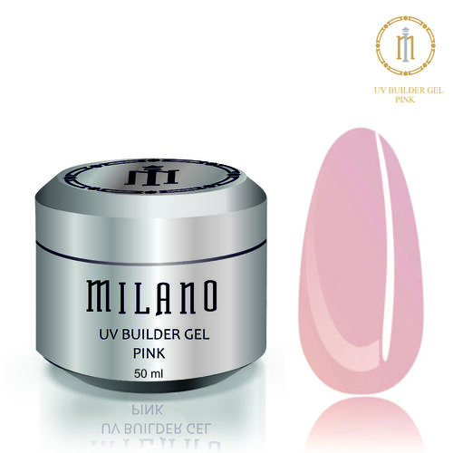 Гель BUILDER Uv GEL Milano PINK, 50 мл