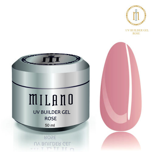 Гель BUILDER Uv GEL Milano ROSE, 50 мл