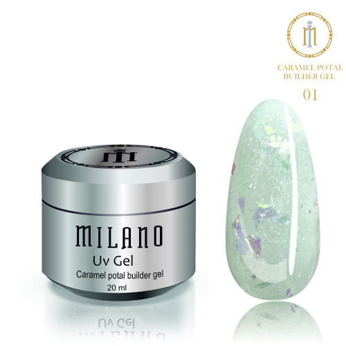 Гель BUILDER Uv CARAMEL POTAL №01, 20 мл