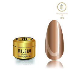 Гель BUILDER Uv Metallic Painting №03, 10 мл