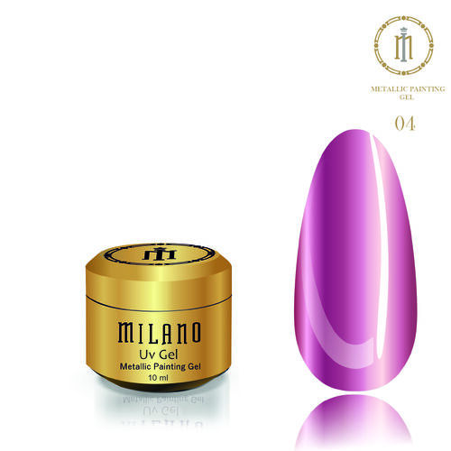 Гель BUILDER Uv Metallic Painting №04, 10 мл