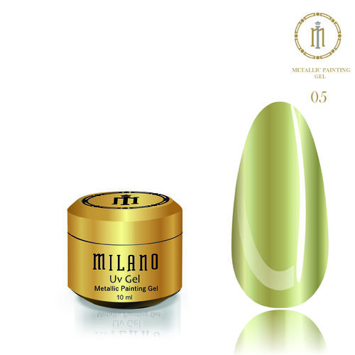 Гель BUILDER Uv Metallic Painting №05, 10 мл