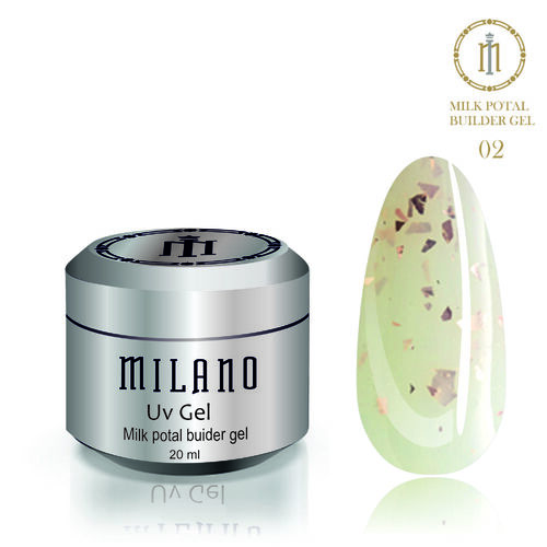 Gel BUILDER Uv MILK POTAL No. 02, 20 ml