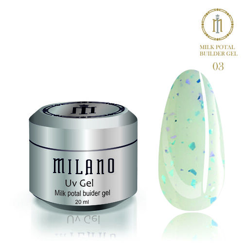 Gel BUILDER Uv MILK POTAL No. 03, 20 ml