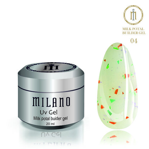 Gel BUILDER Uv MILK POTAL No. 04, 20 ml