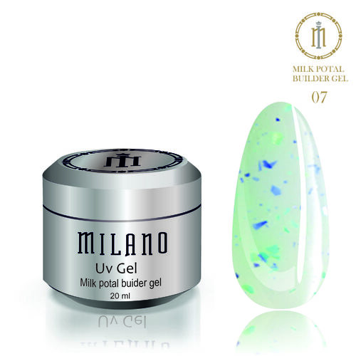 Gel BUILDER Uv MILK POTAL No. 07, 20 ml