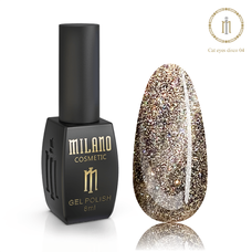 Гель-лак CAT EYE DISCO Milano №004, 8 мл