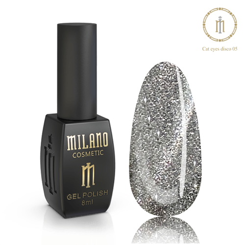 Gel polish CAT EYE DISCO Milano No. 005, 8 ml